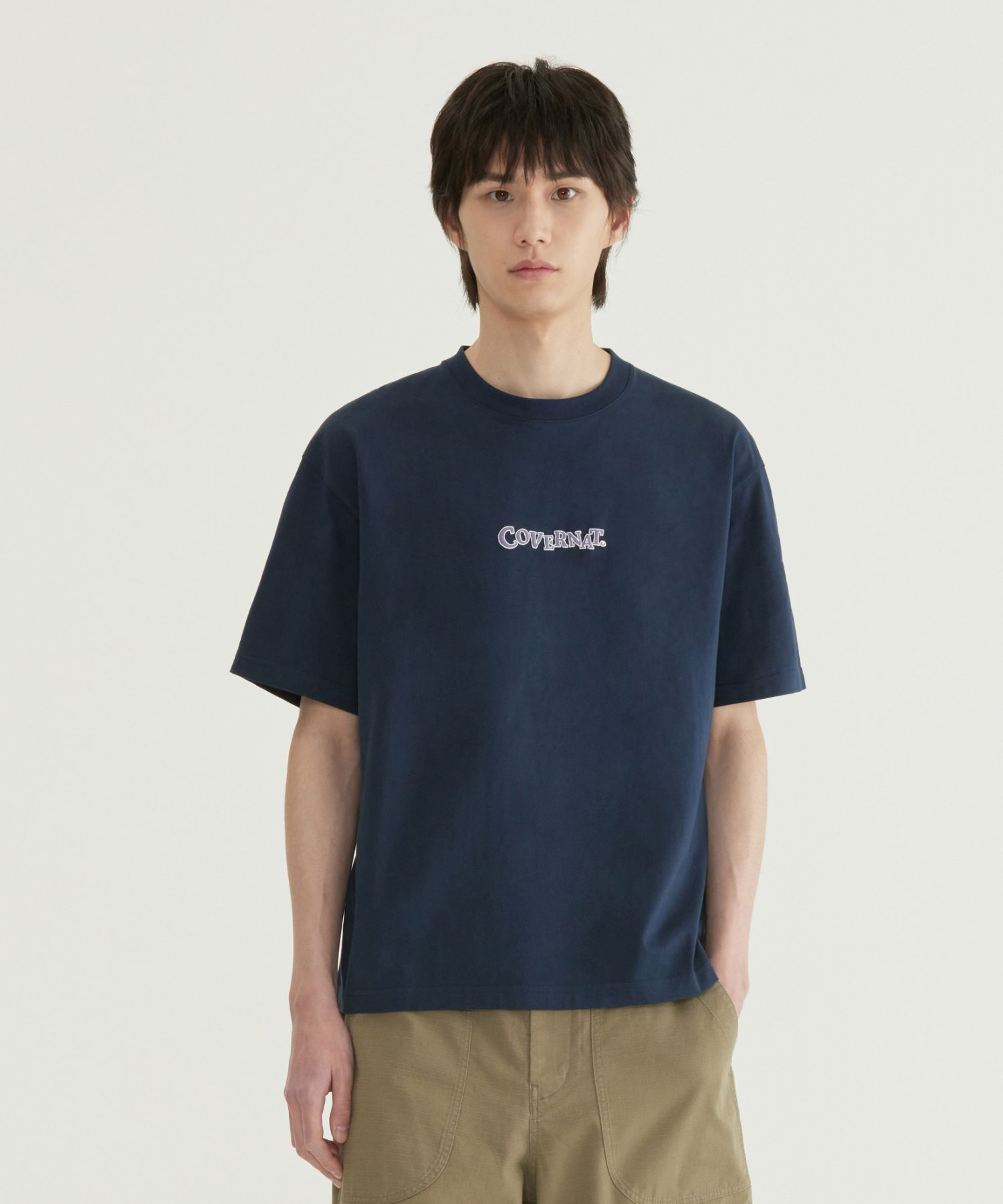 AQUA FRAME GRAPHIC T-SHIRT - Dark Navy | ファッション通販サイト NUGU