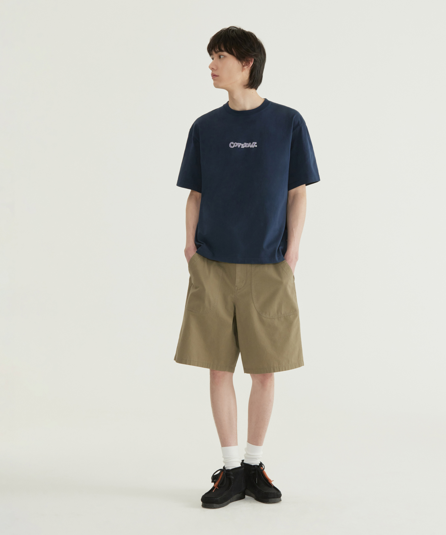 AQUA FRAME GRAPHIC T-SHIRT - Dark Navy | ファッション通販サイト NUGU
