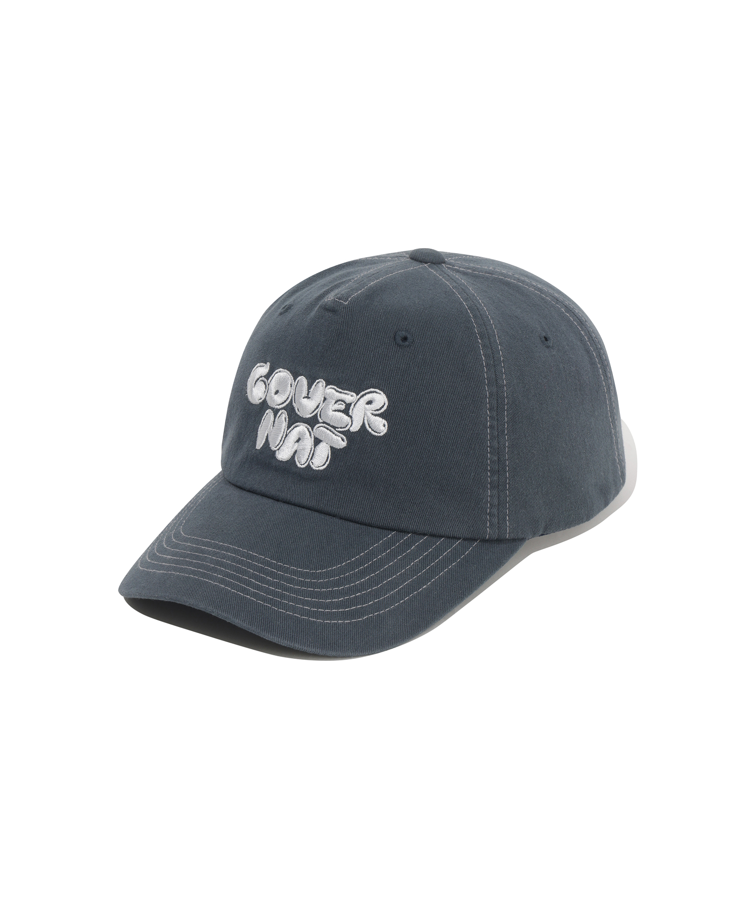 GRAPHIC LOGO TRUCKER BALL CAP - Navy