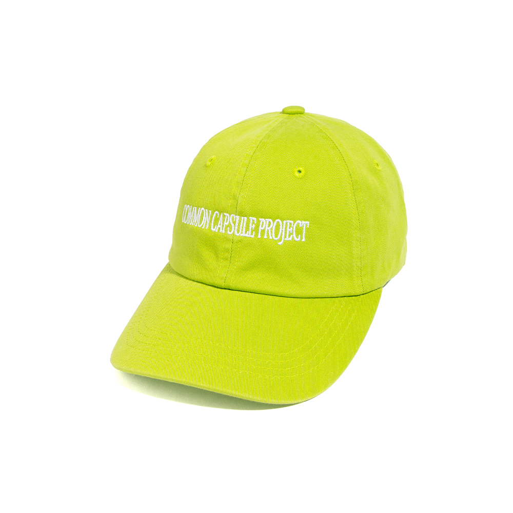 SIGNATURE WASHED COTTON BALL CAP (LIME)