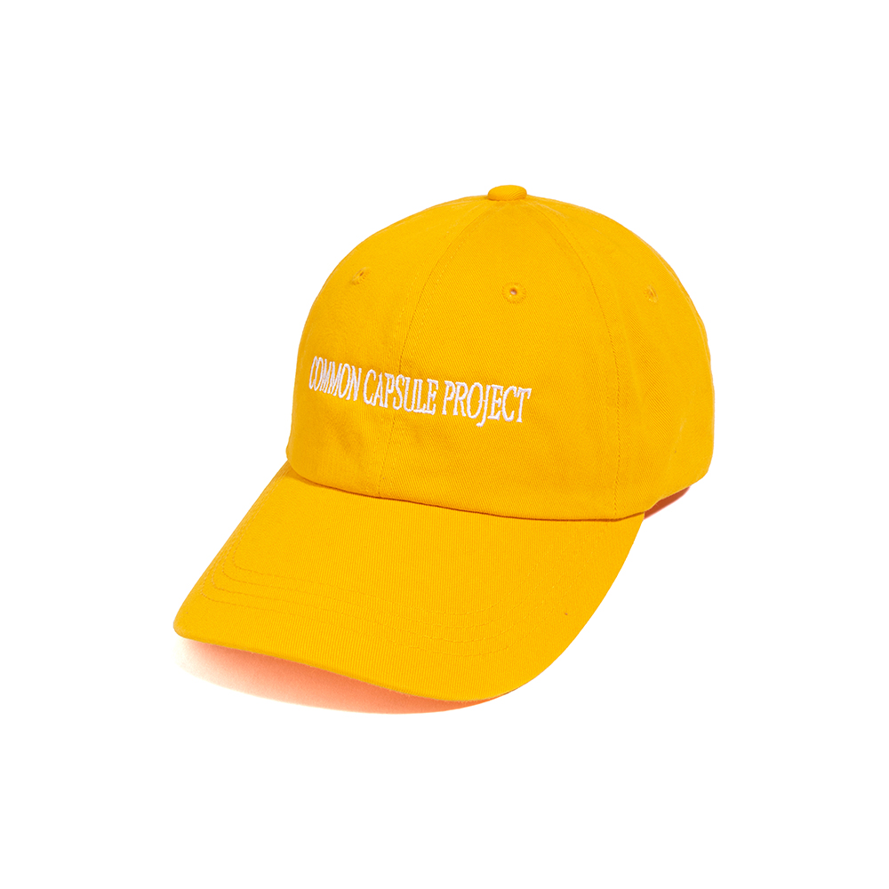 SIGNATURE WASHED COTTON BALL CAP (MUSTARD)