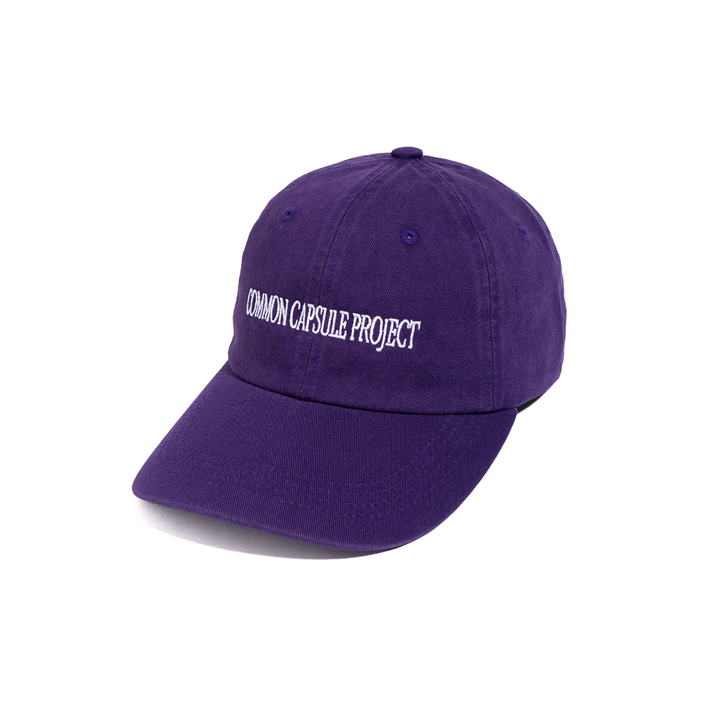 SIGNATURE WASHED COTTON BALL CAP (DEEP PURPLE)