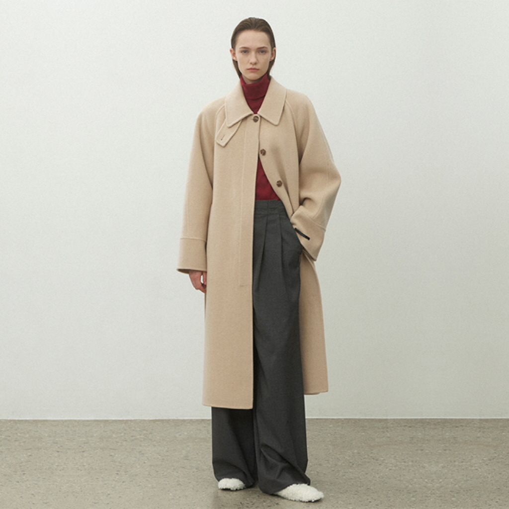 (CT-1438)BALMAKAN WOOL HANDMADE COAT S