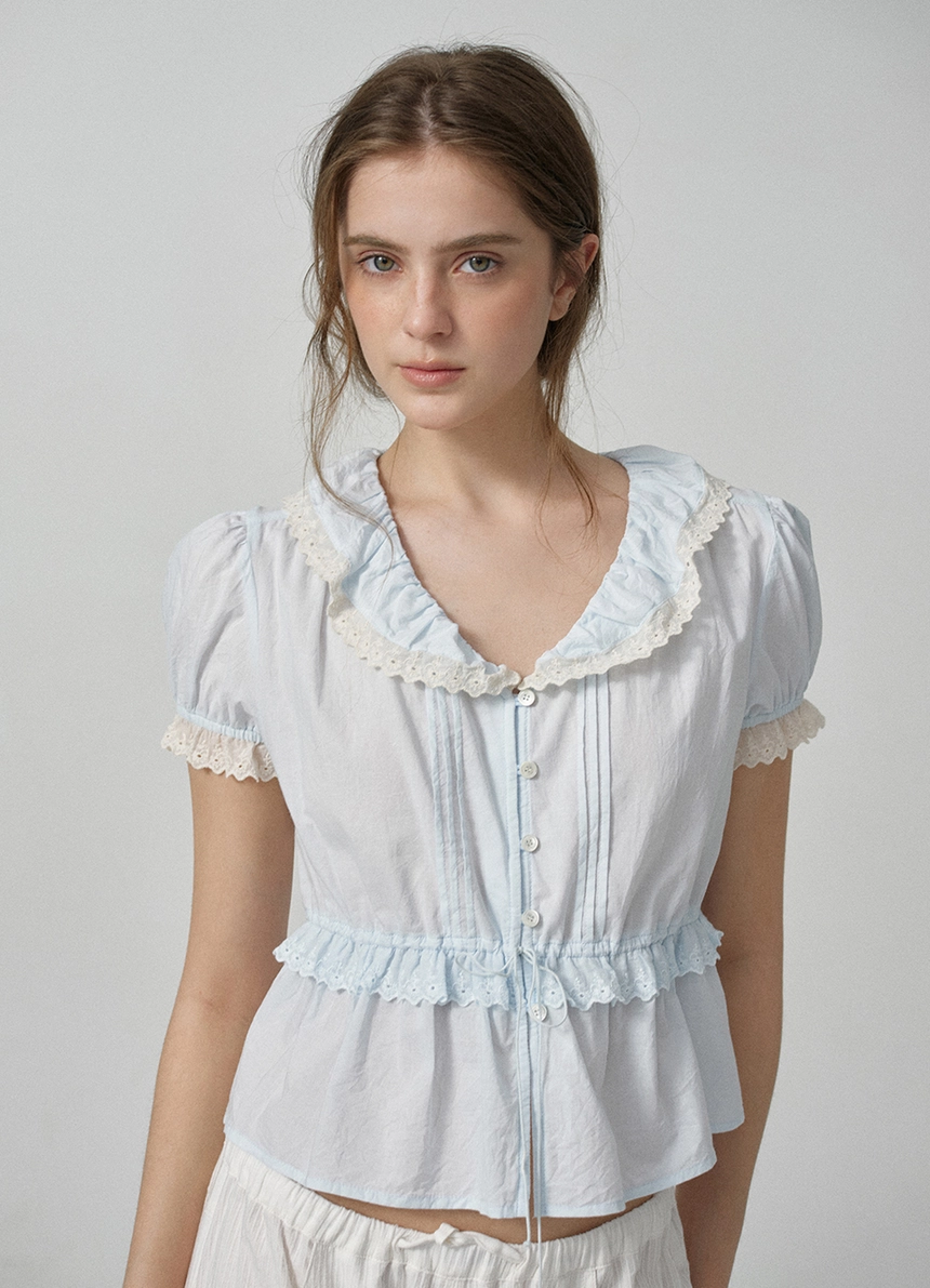 Camille Ruffle Collar Blouse_Light Blue_11.jpg