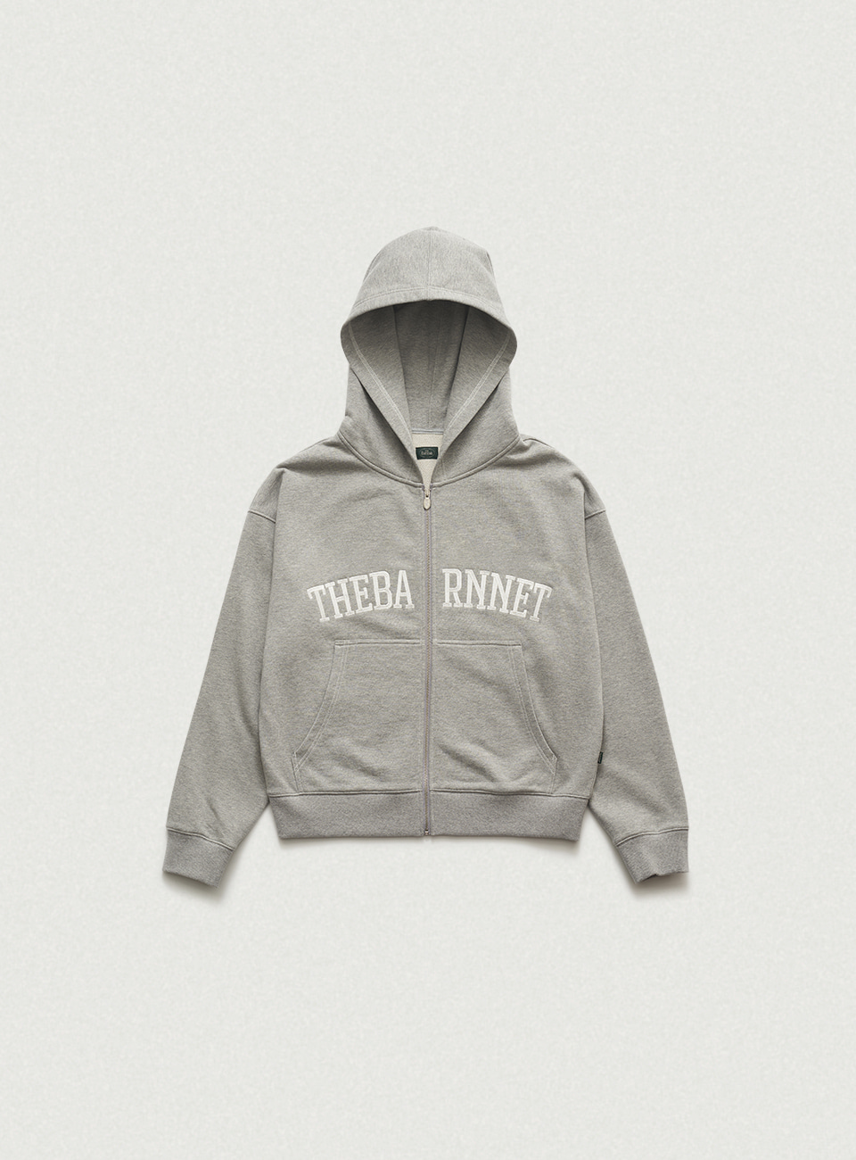 Campie Sweat Zip-Up Hoodie Jacket_Grey
