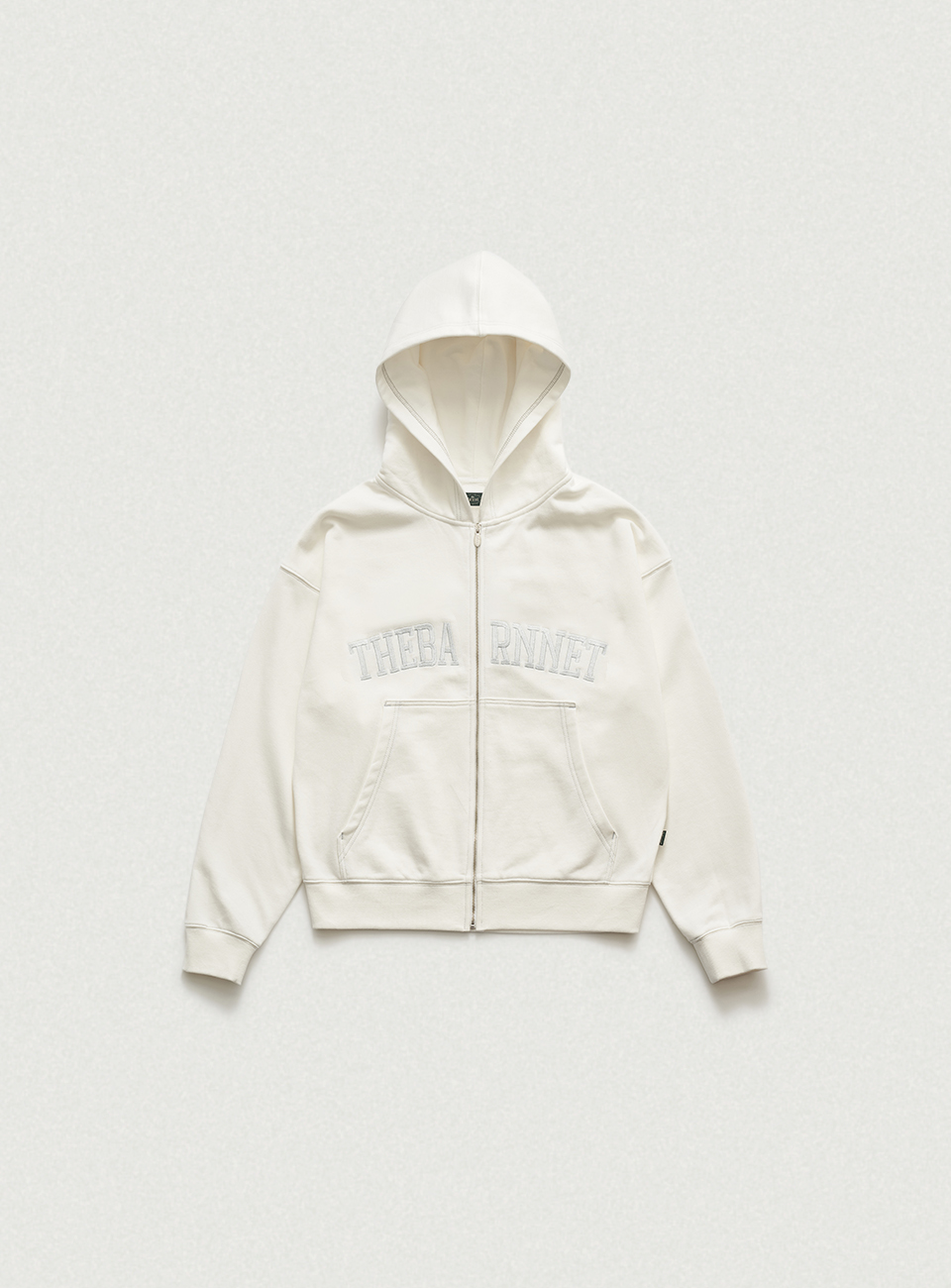 Campie Sweat Zip-Up Hoodie Jacket_Ivory