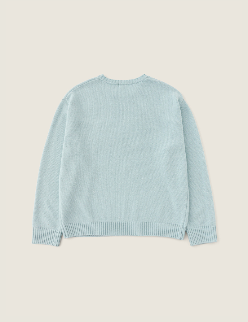Cashmere Dachshund Knit (Sky Blue) | ファッション通販サイト NUGU