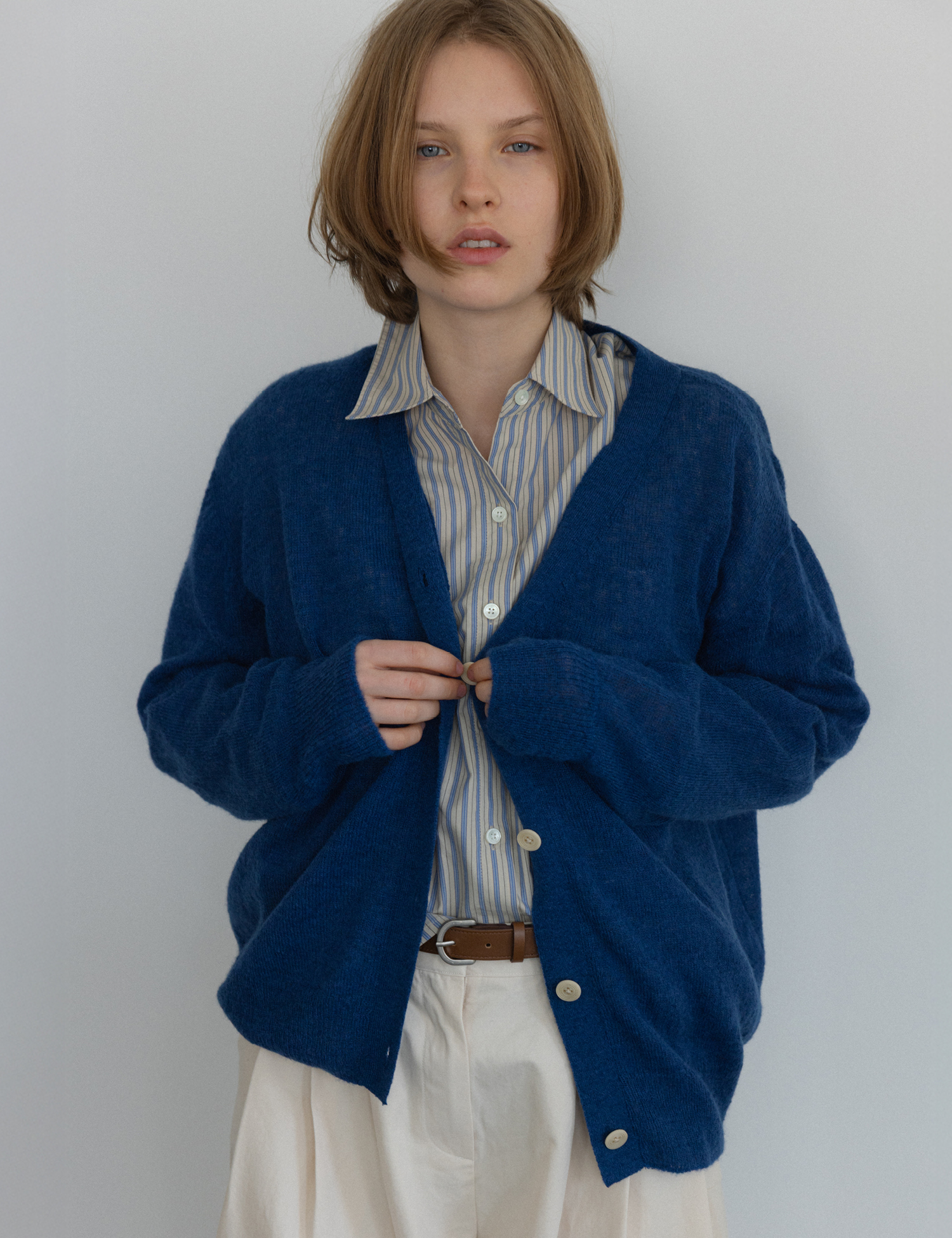 Cezanne Cardigan (Classic Blue)
