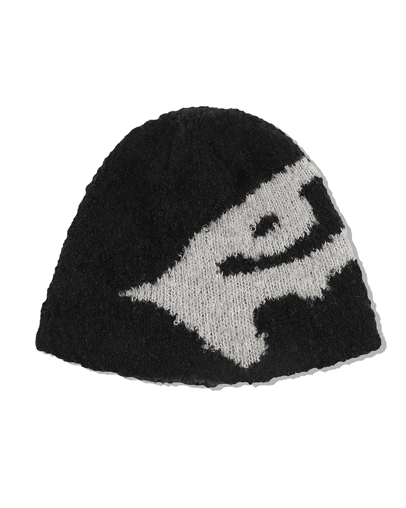 Chasm Eye Brushed Beanie - Black