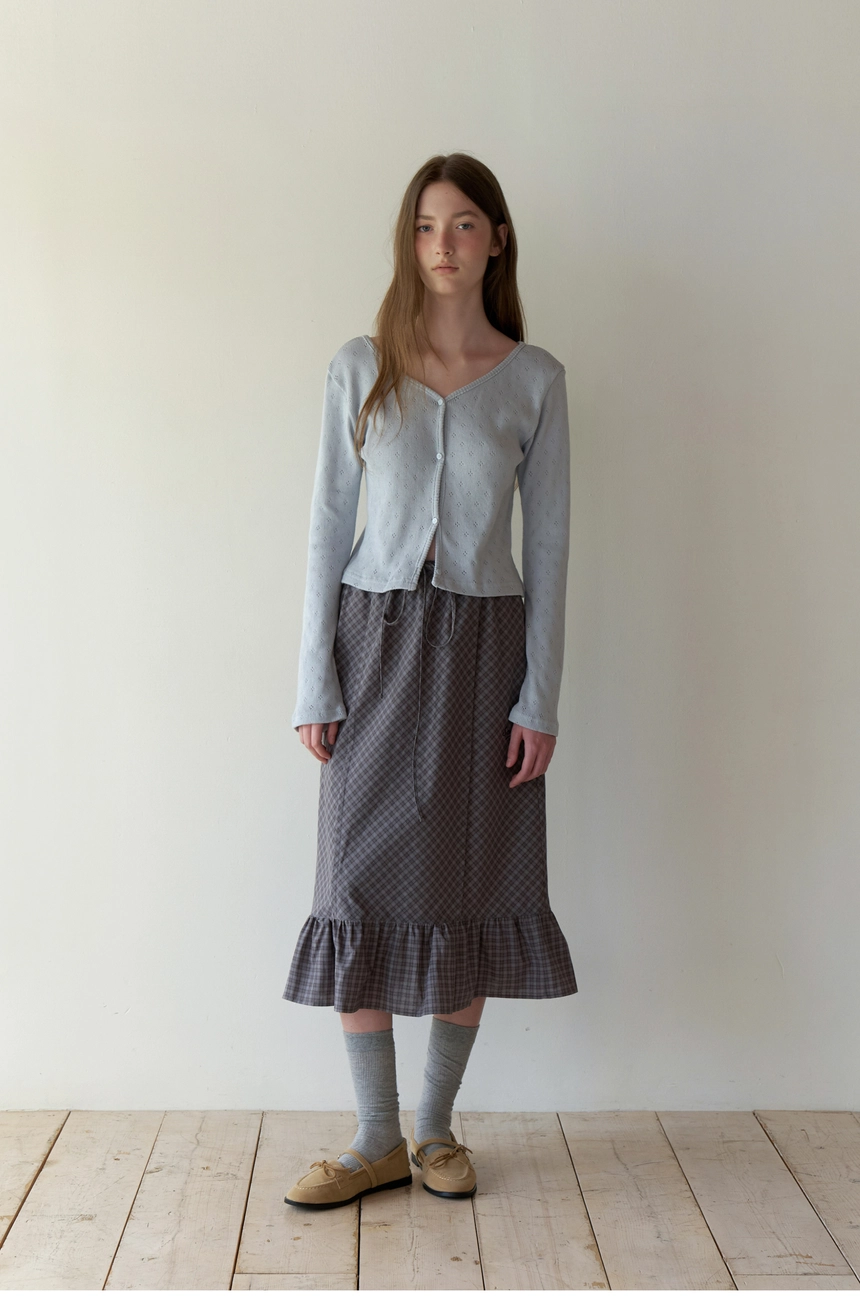 Check Easy Skirt (Brown)2.jpg