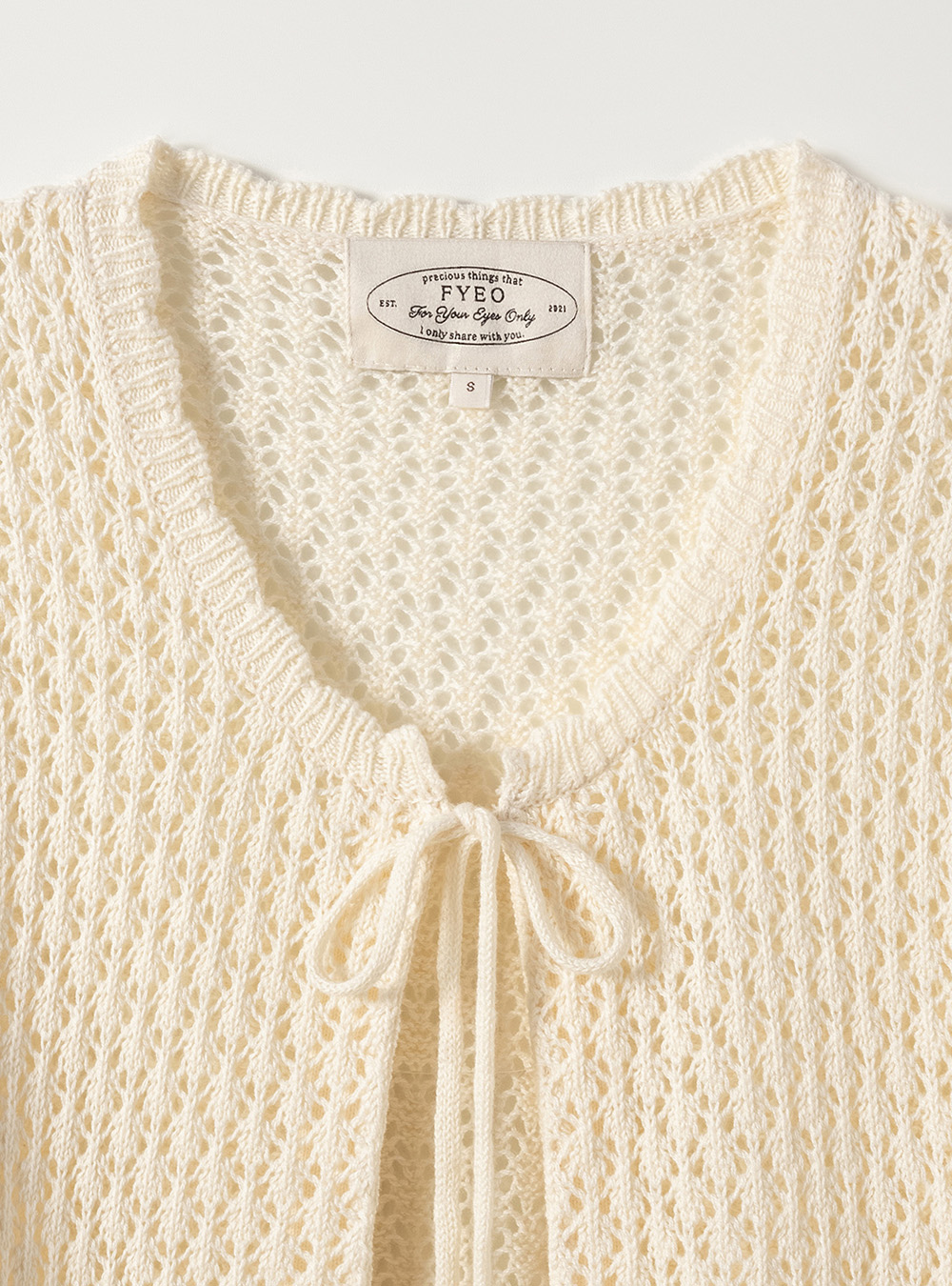 JILTU scallop knit cardigan（グレー） Ciel Scallop Knit Cardigan (Blue Gray) | ファッション通販