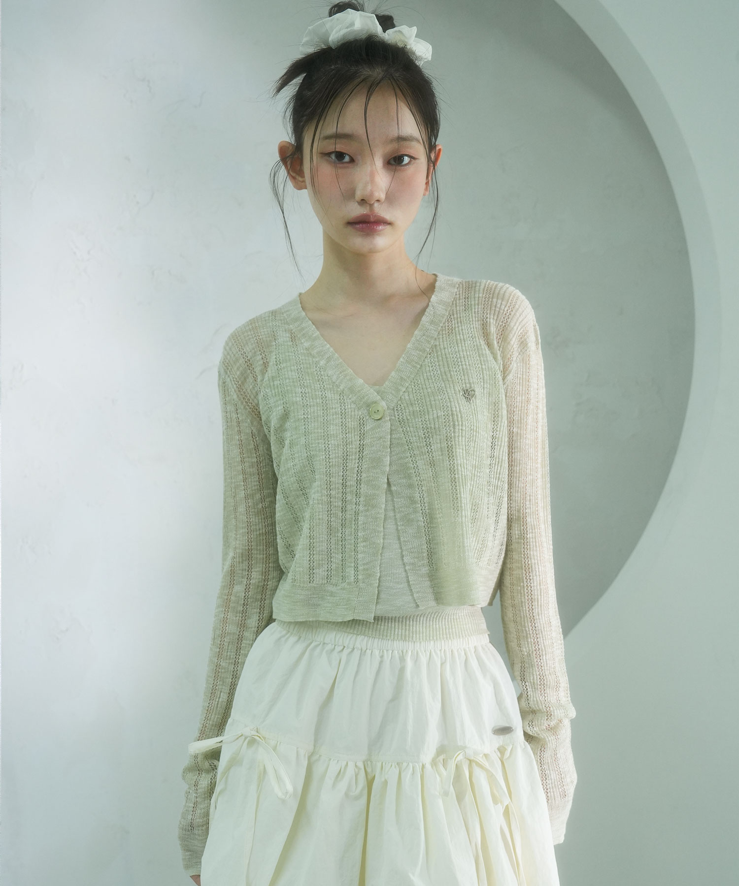 Cloudy Knit Set GREEN