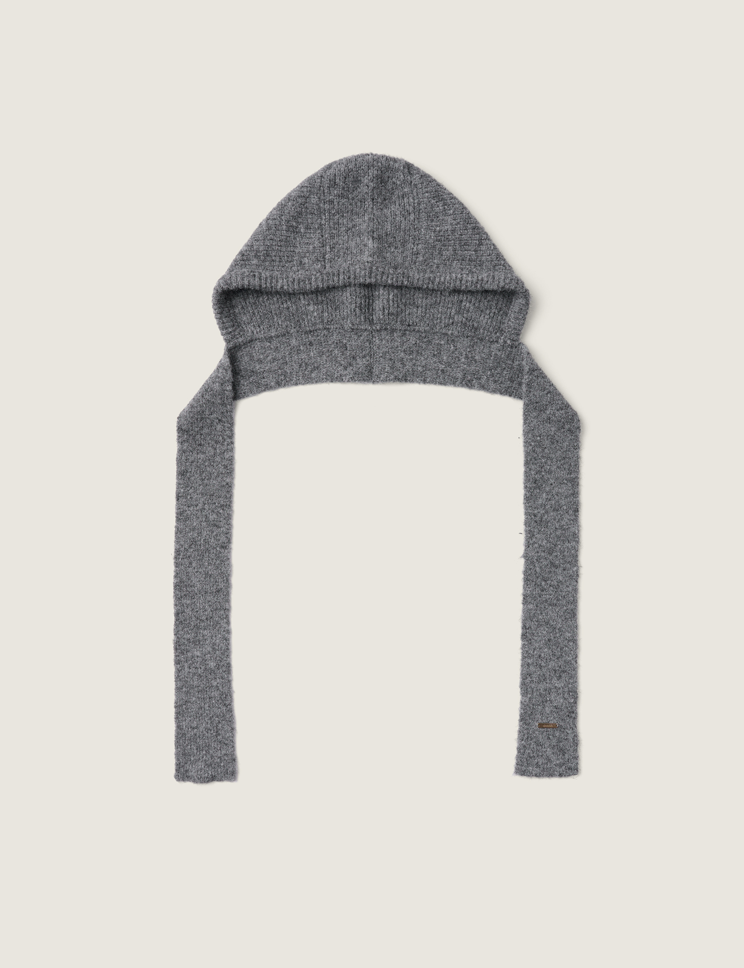 Colette Hood Muffler (Melange Gray)