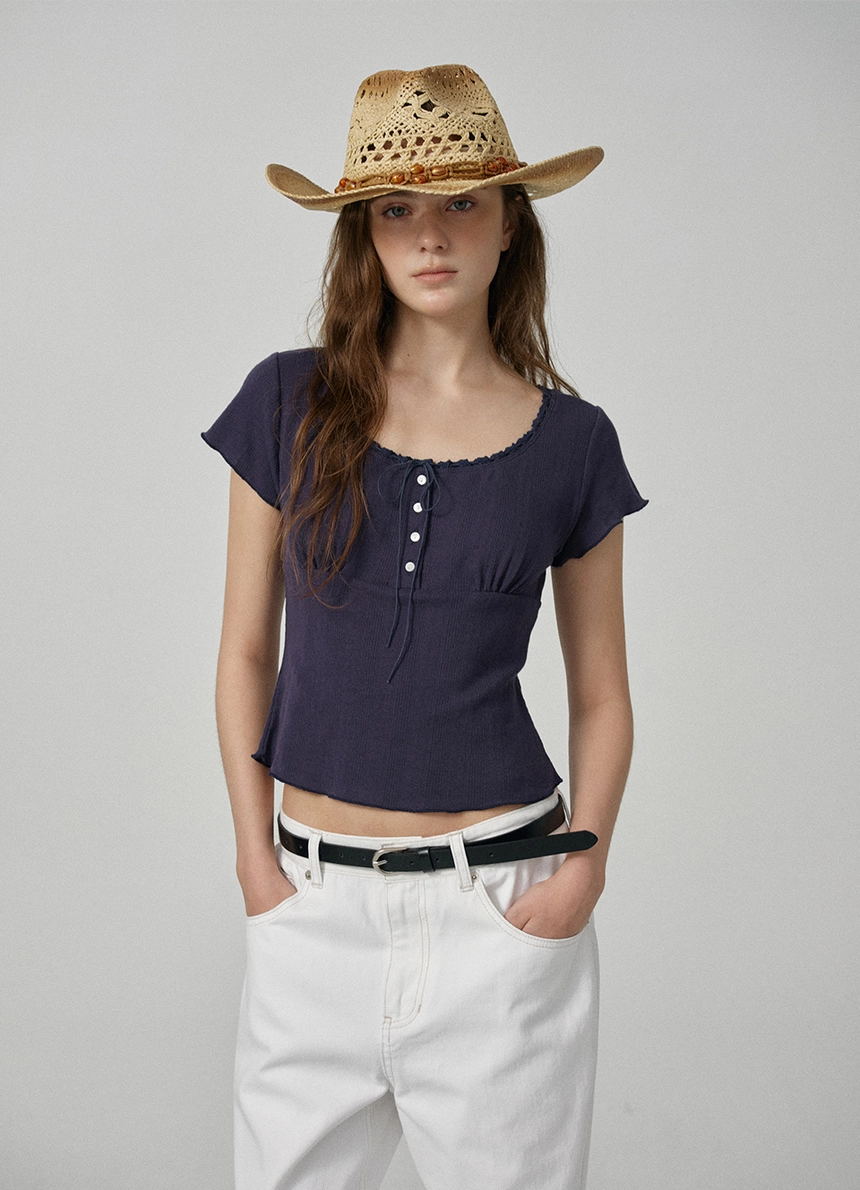 Cotton Eyelet Button Top_Navy_10.jpg