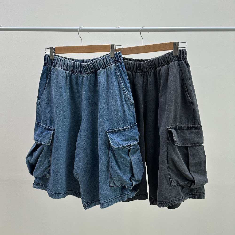 専用です　シーニュcygne スタイルアップショートパンツ Karine unisex] カーゴデニムショートパンツ | ファッション通販サイト NUGU
