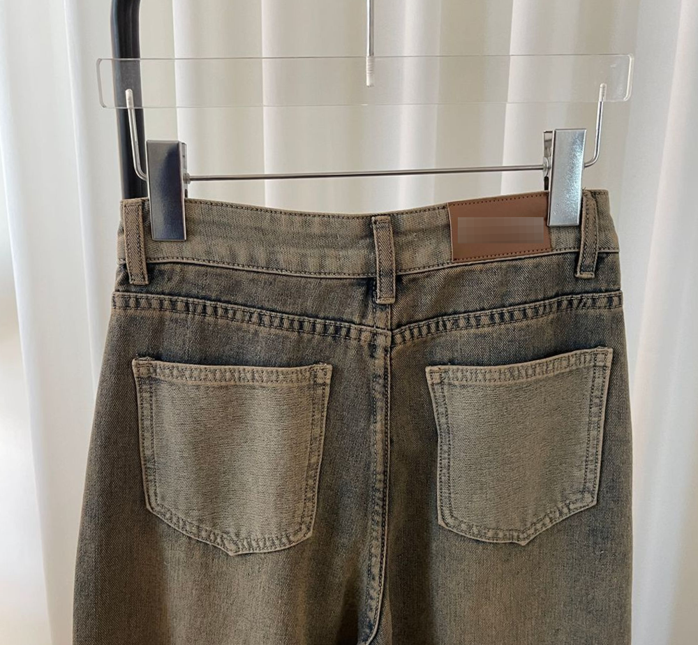 ウォッシュヴィンテージワイドデニムパンツ | ファッション通販サイト NUGU