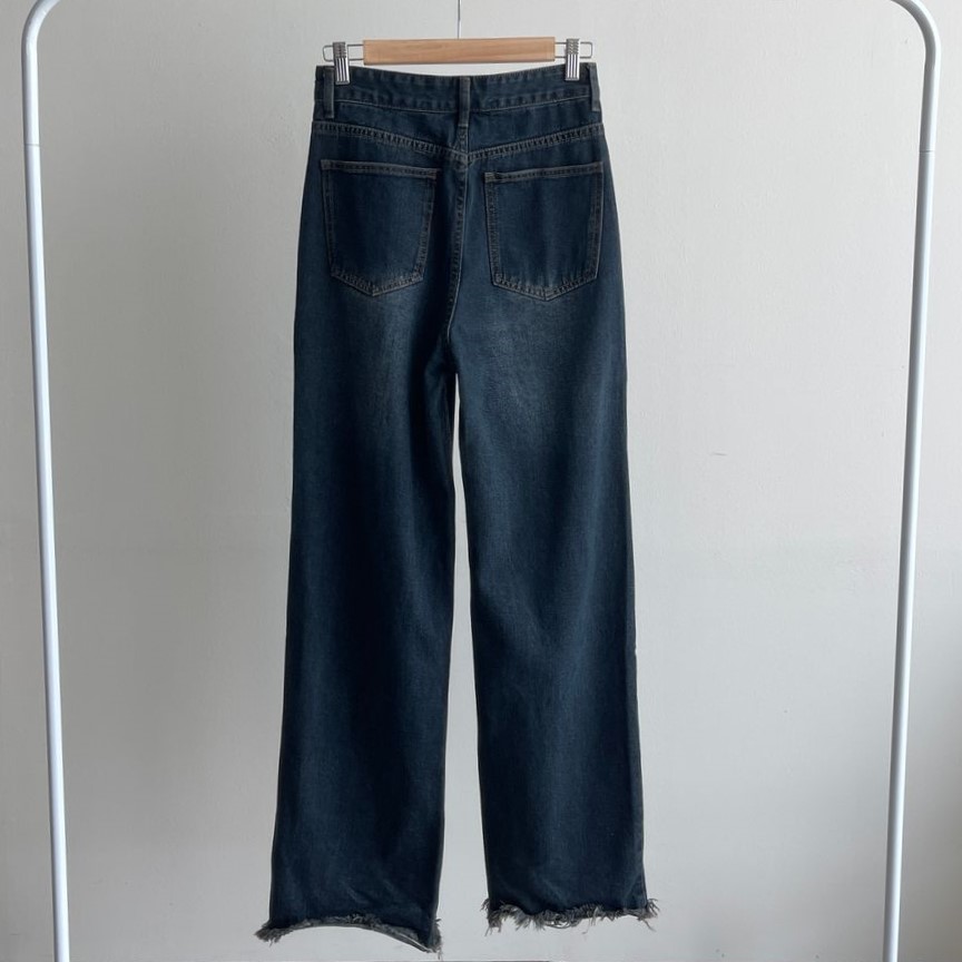 ワイドダメージデニムパンツ | ファッション通販サイト NUGU ワイドダメージデニムパンツ | ファッション通販サイト NUGU