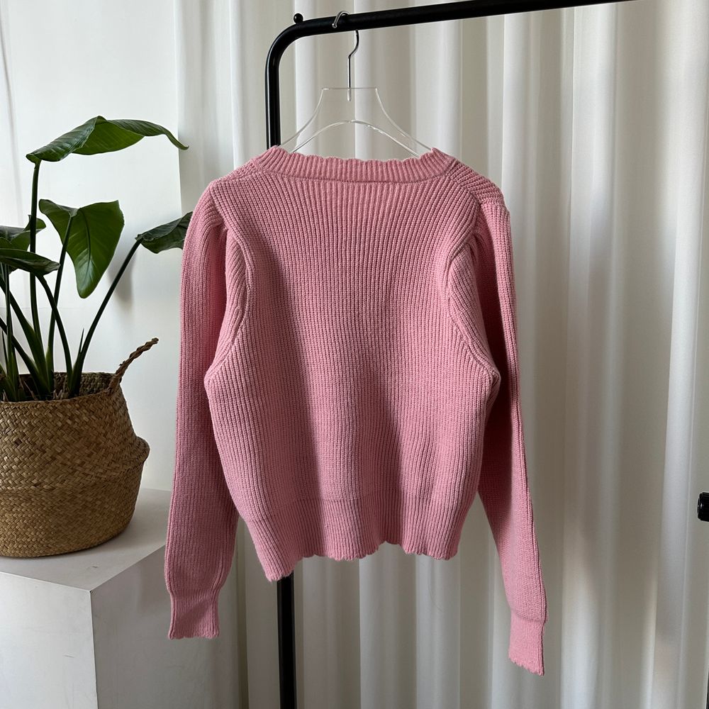 リボンポイントフリルニットカーディガン | ファッション通販