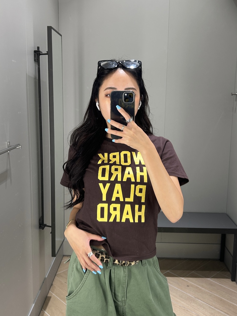 WORKレタリング半袖Ｔシャツ