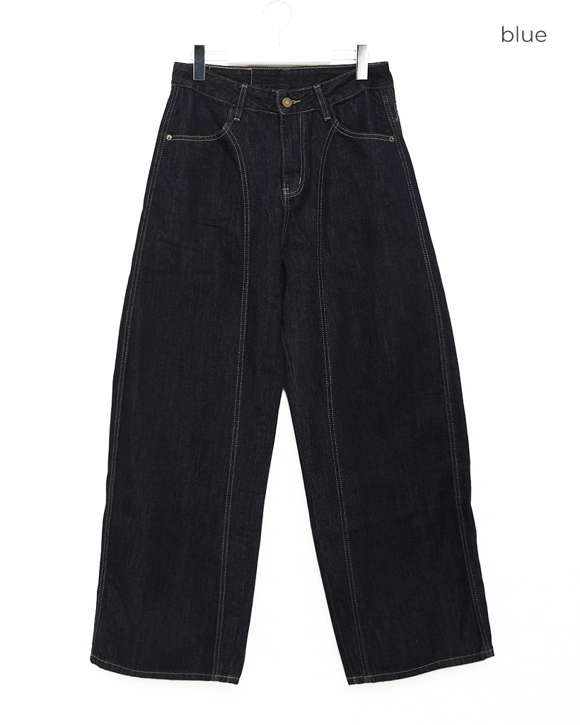 GANRYU インディゴデニムパンツ サイズ2 インディゴデニムワイドパンツ | ファッション通販サイト NUGU
