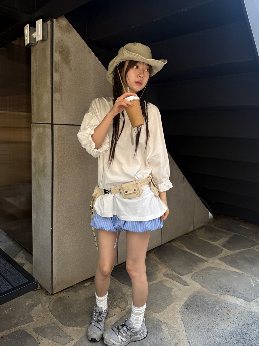 stripe pumpkin shorts | ファッション通販サイト NUGU