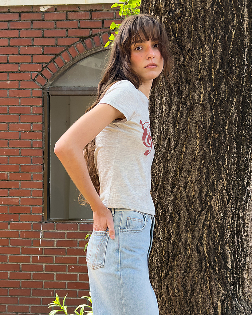 SUMMER MELODY TEE (grey)