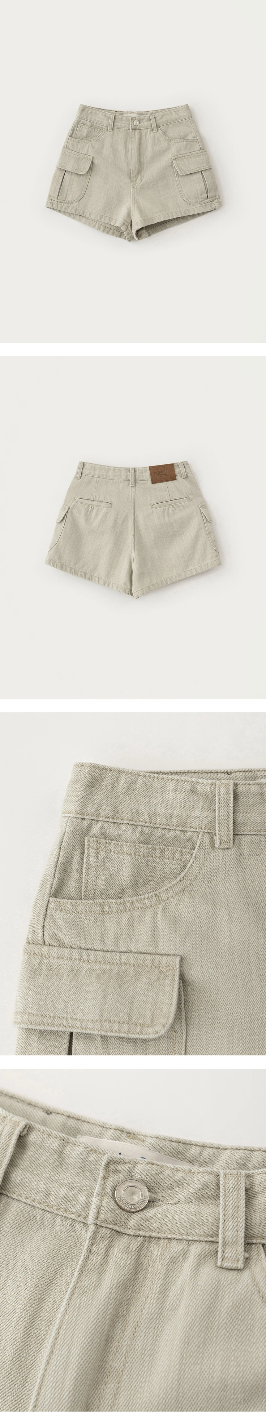[D]Bask Washed Cargo Shorts - Beige(01).jpg