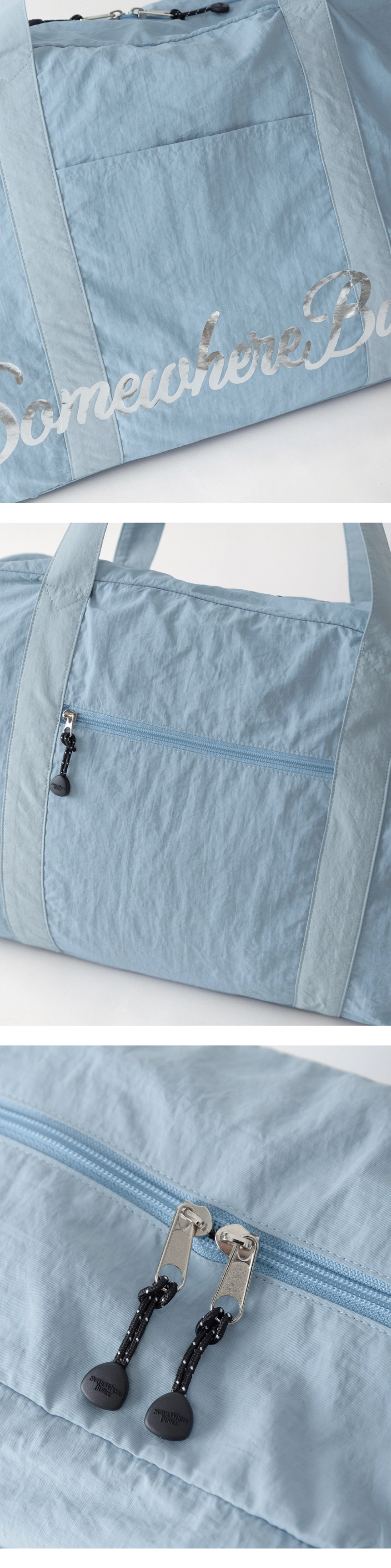 [D]Bold Logo Duffle Bag - Blue(02).jpg