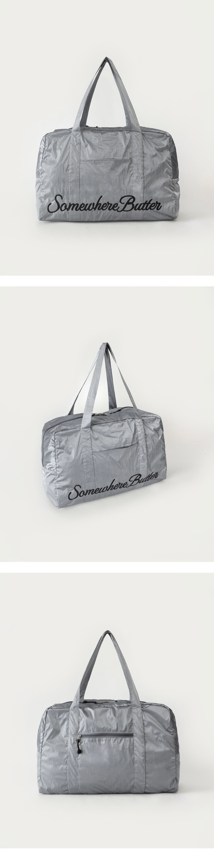 [D]Bold Logo Duffle Bag - Silver(01).jpg
