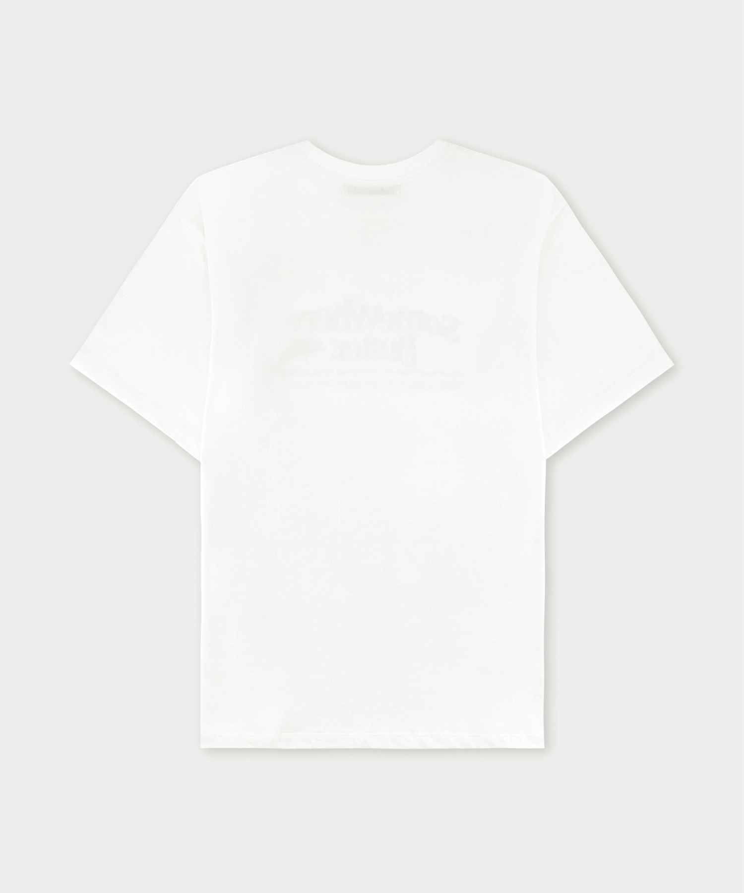 Dolphin Wave Logo Over-fit Top - Ivory | ファッション通販サイト NUGU