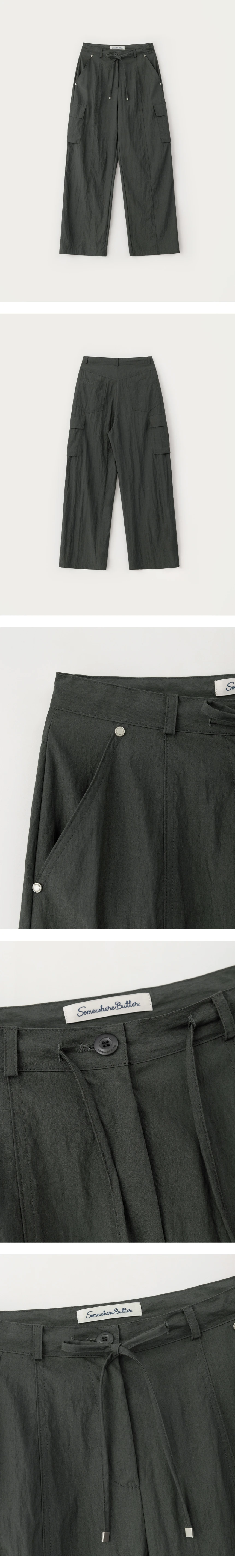 [D]Fade Line Cargo Pants - Charcoal(01).jpg
