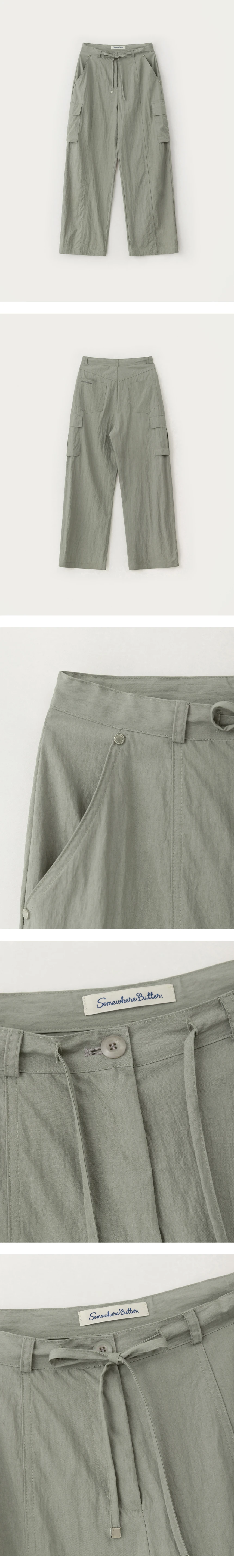 [D]Fade Line Cargo Pants - Light Khaki(01).jpg