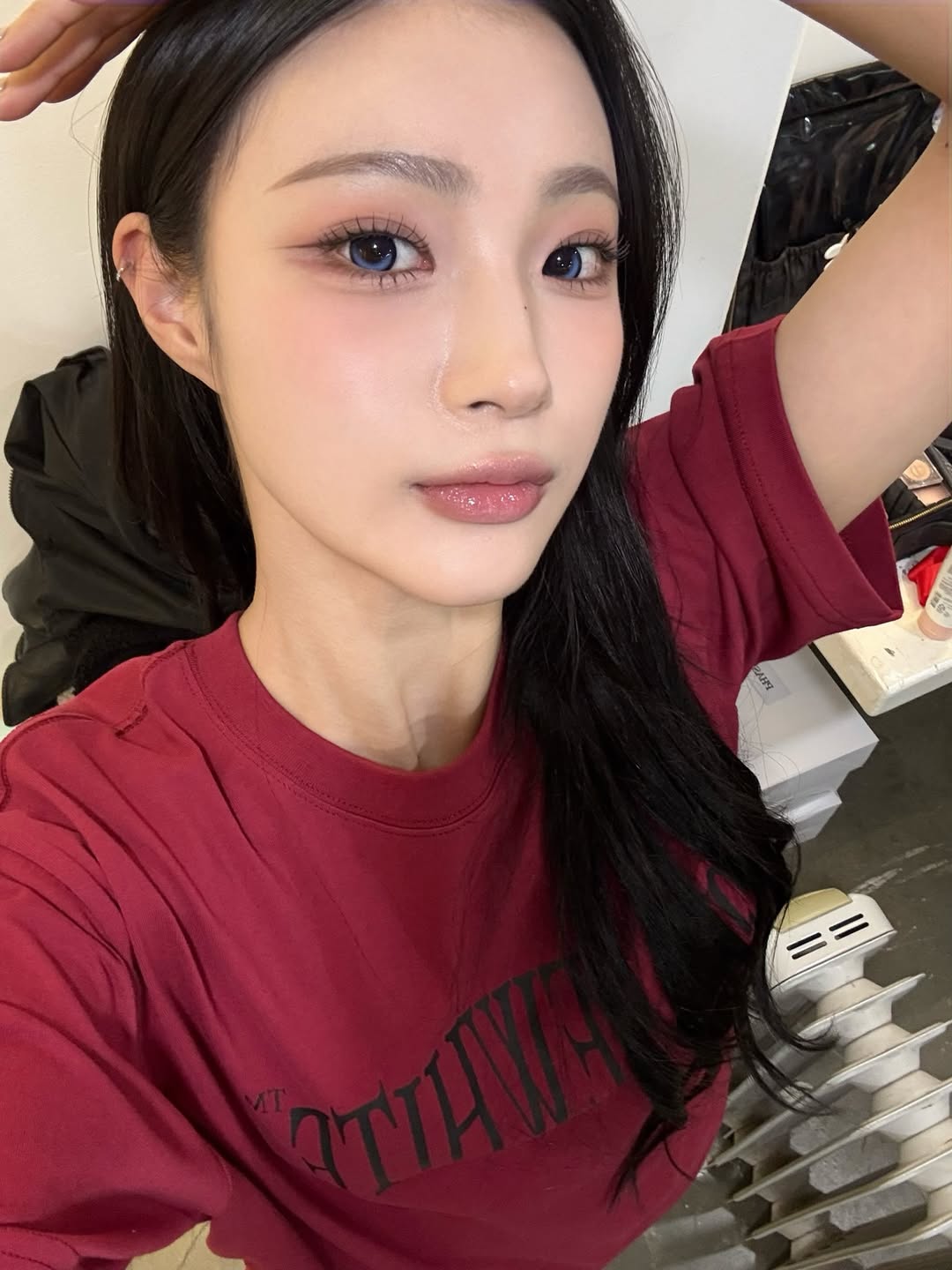 [PHASE_1] DIVE LOGO TEE_BURGUNDY / 8802026-ST01