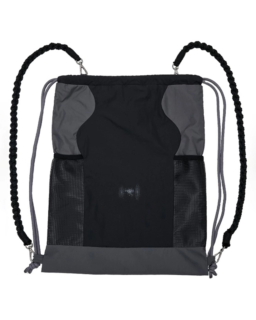 ★FLARE UP★ Wave Handmade Gym Sack Black FL724 Wave Handmade Gym Sack - Black (FL-724) | ファッション通販