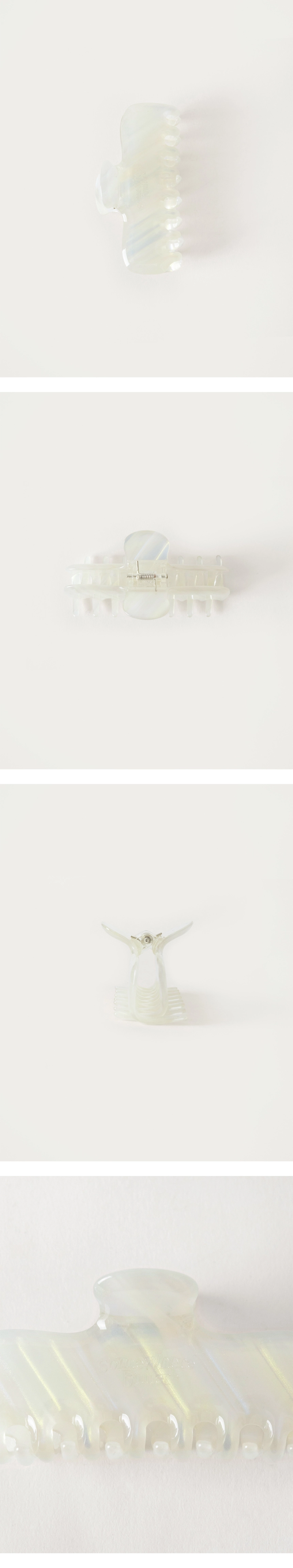 [D]Marble Wave Logo Hair Clip - Ivory(01).jpg