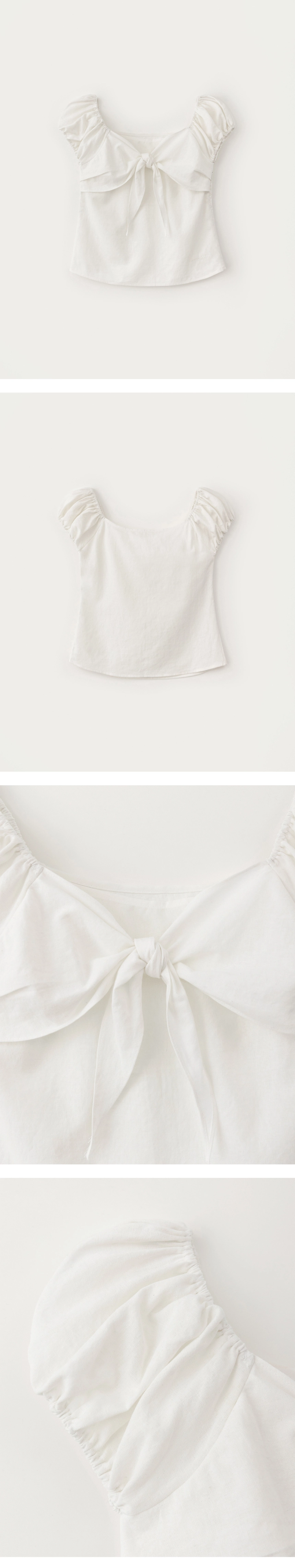 [D]Muet Ribbon Blouse - Ivory(01).jpg