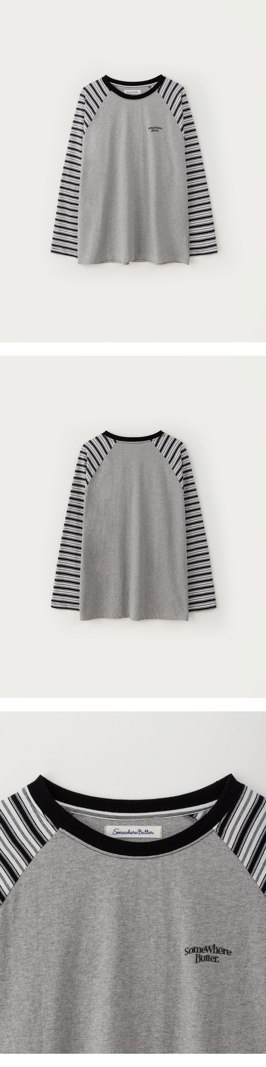 [D]Niro Stripe Raglan Long Top - Grey(Black)(01).jpg