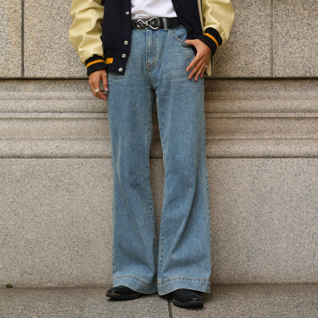 NUGU/clutch ストレートデニム 2色セット NUGU⁄clutch ストレートデニム 2色セット 12回再販](ORIGINAL