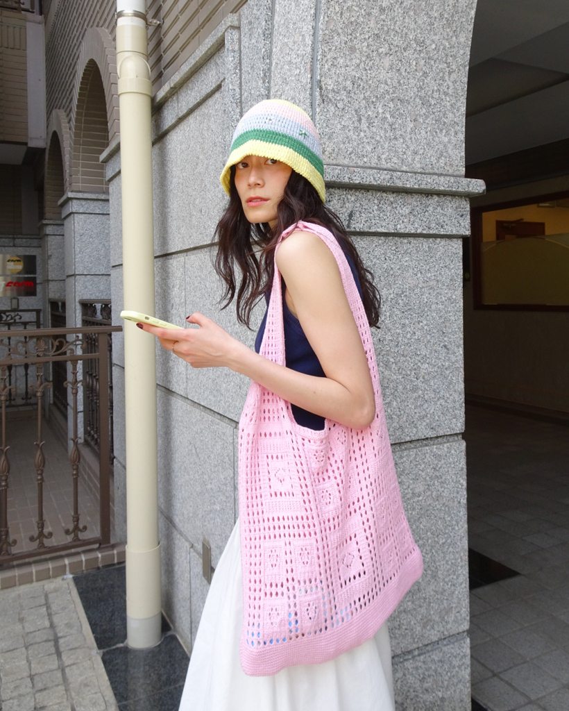 ミニフラワーカラフルクロシェバケットハット | ファッション通販