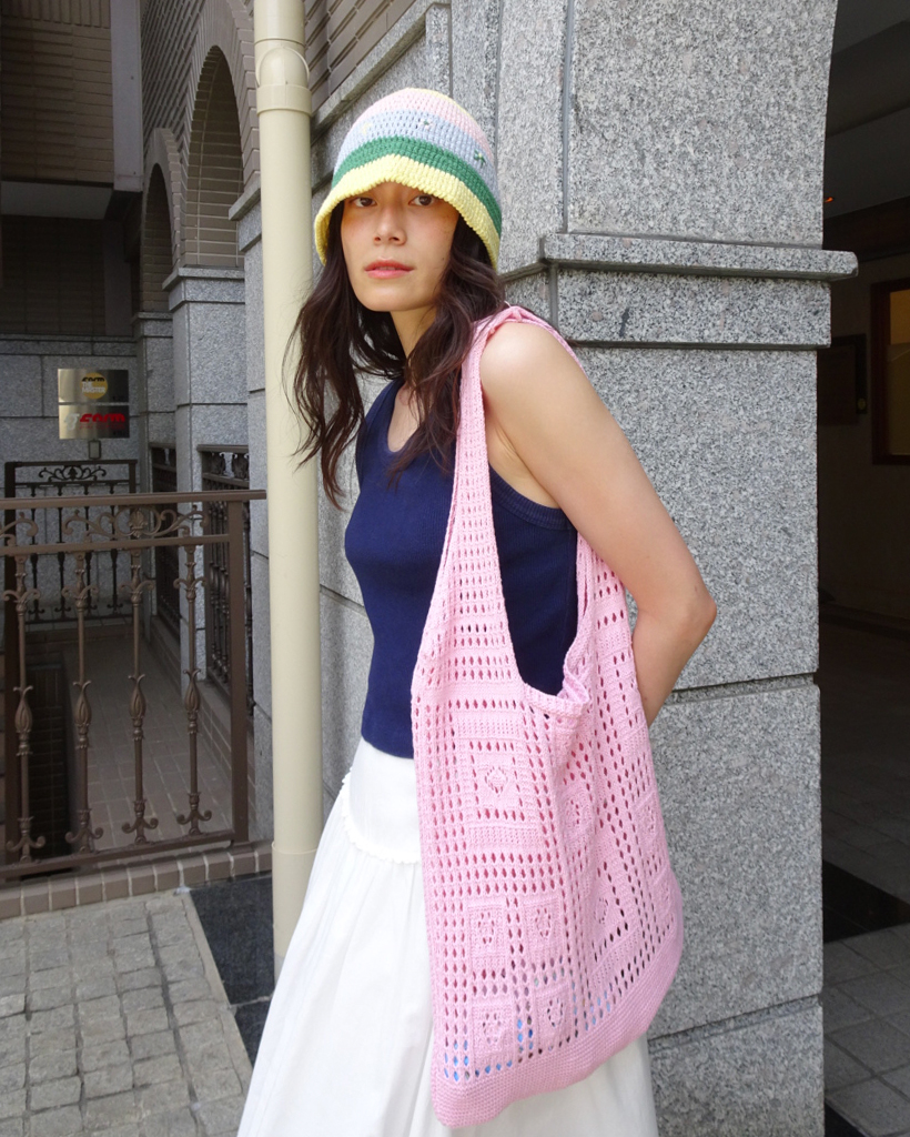 ミニフラワーカラフルクロシェバケットハット | ファッション通販