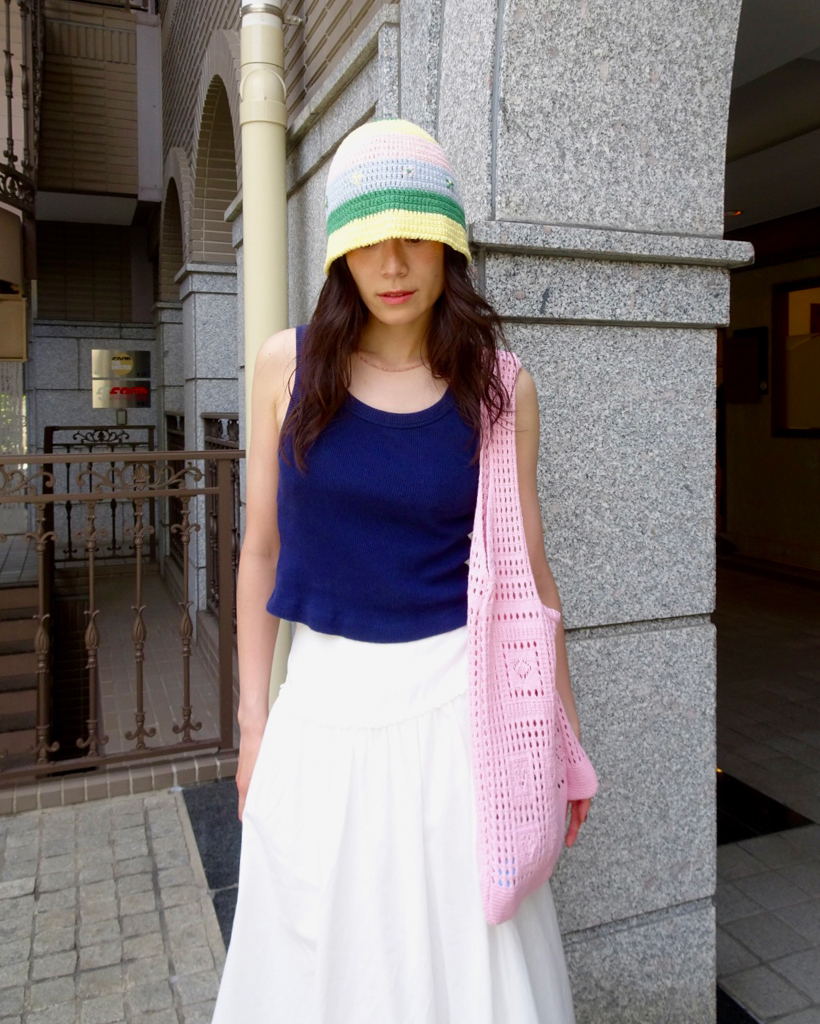 ミニフラワーカラフルクロシェバケットハット | ファッション通販