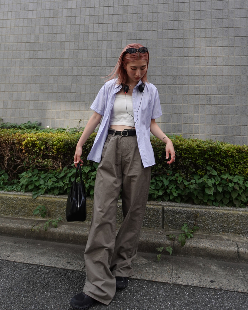 タックサマーワイドチノパンツ | ファッション通販サイト NUGU