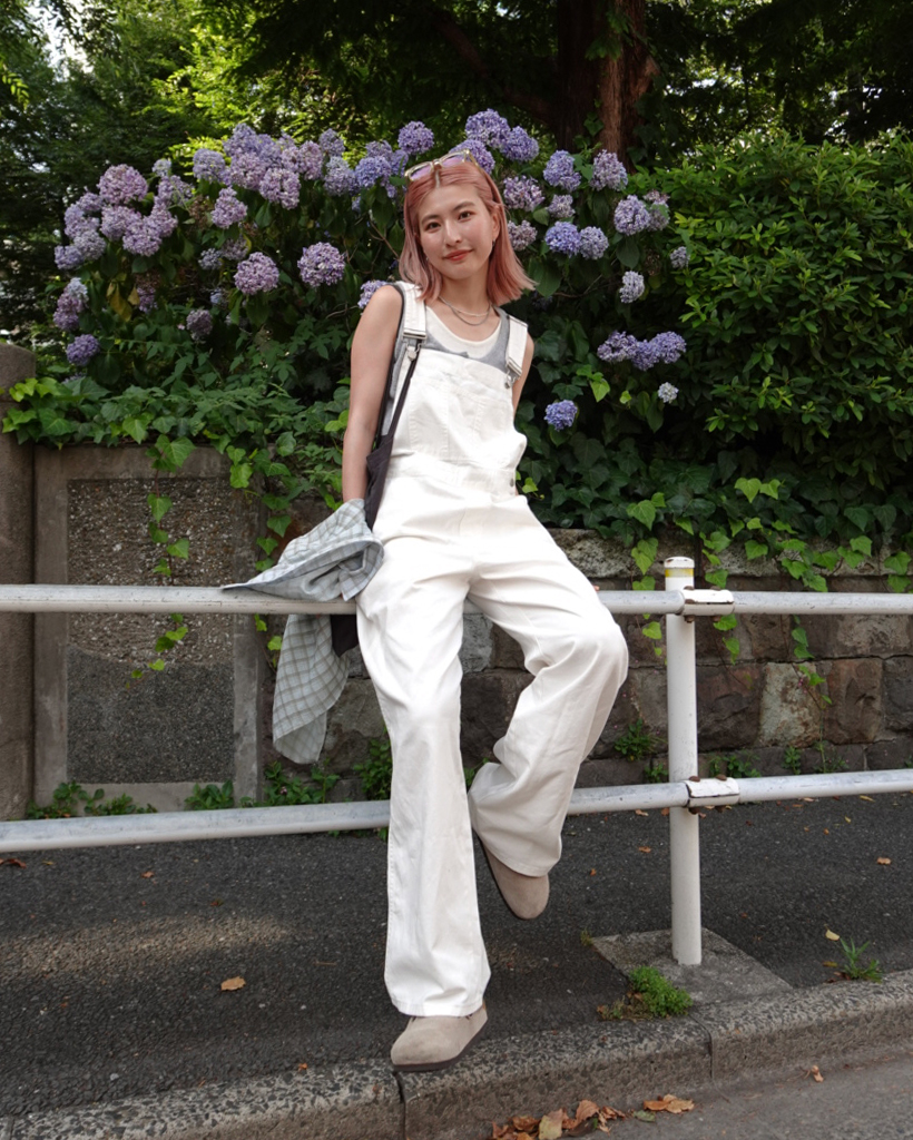 カンガルーポケットコットンワイドオーバーオール | ファッション通販