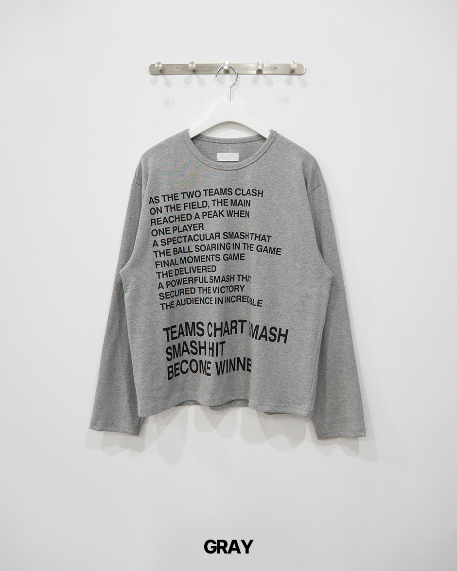 プリント長袖Tシャツ | ファッション通販サイト NUGU