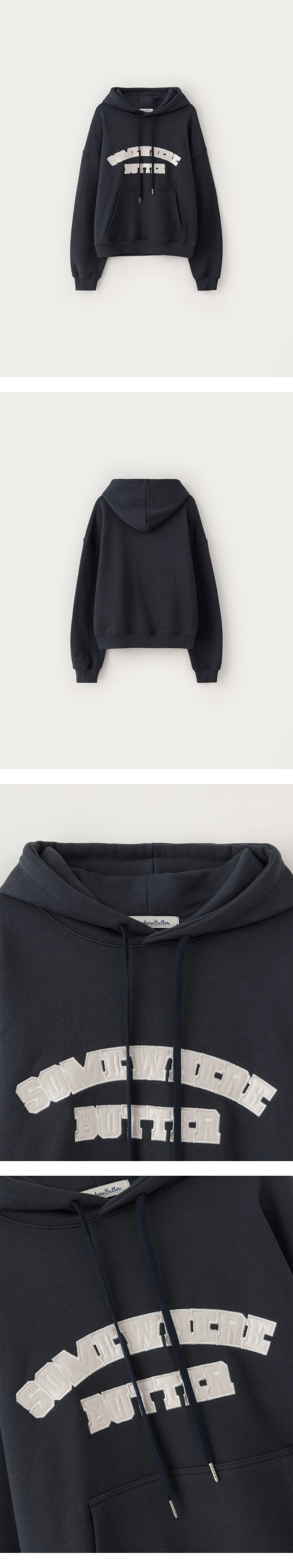 [D]Satin Heart Logo Hoodie - Navy(1).jpg