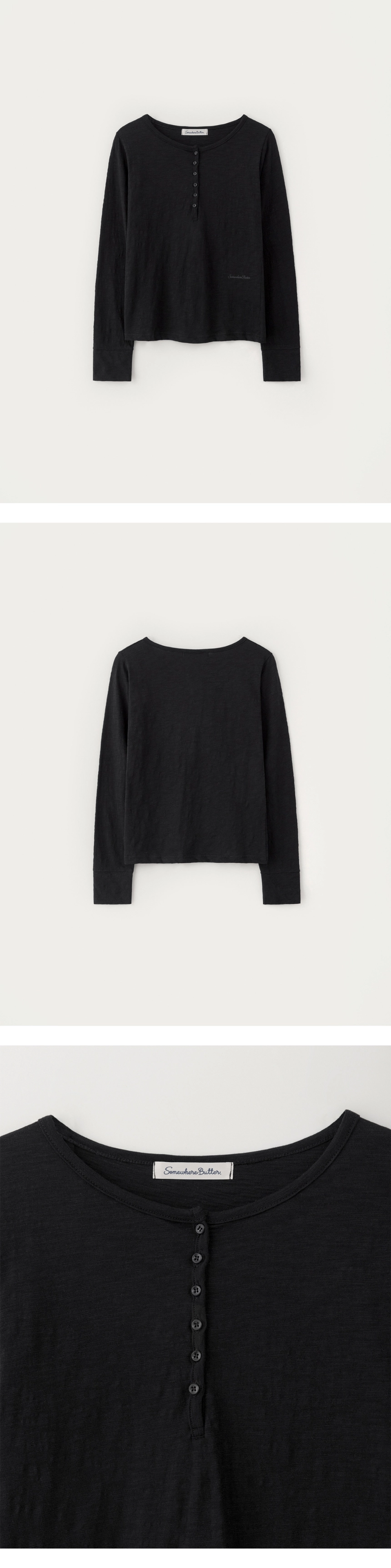 [D]Slub Henley Long Top - Black(1).jpg