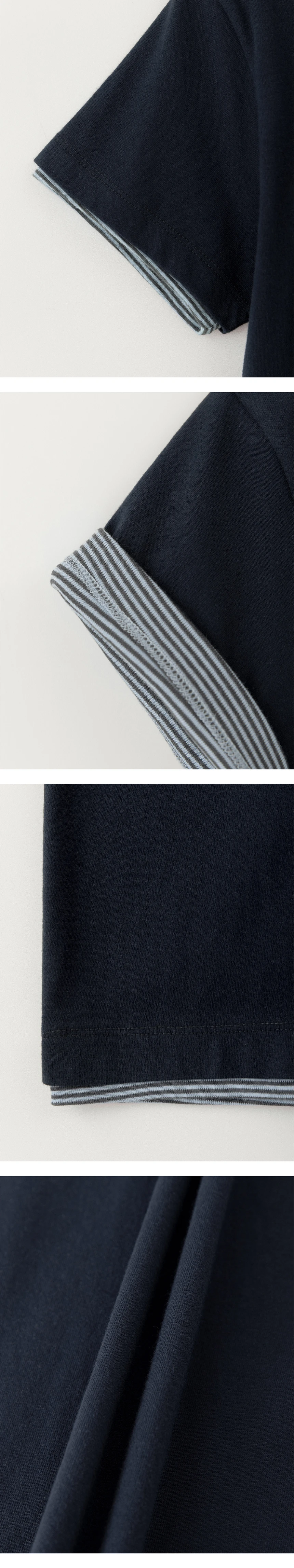 [D]Small Wave Logo Layered Top - Navy(02).jpg