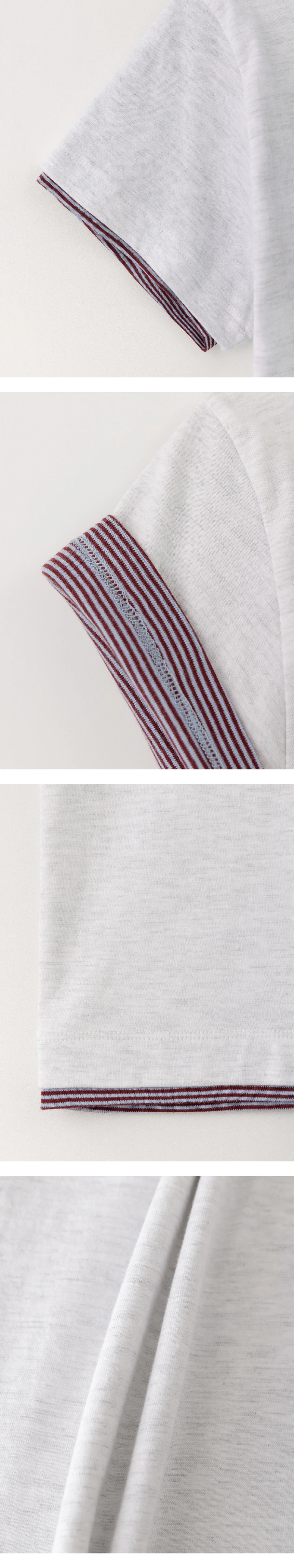 [D]Small Wave Logo Layered Top - White Melange(02).jpg