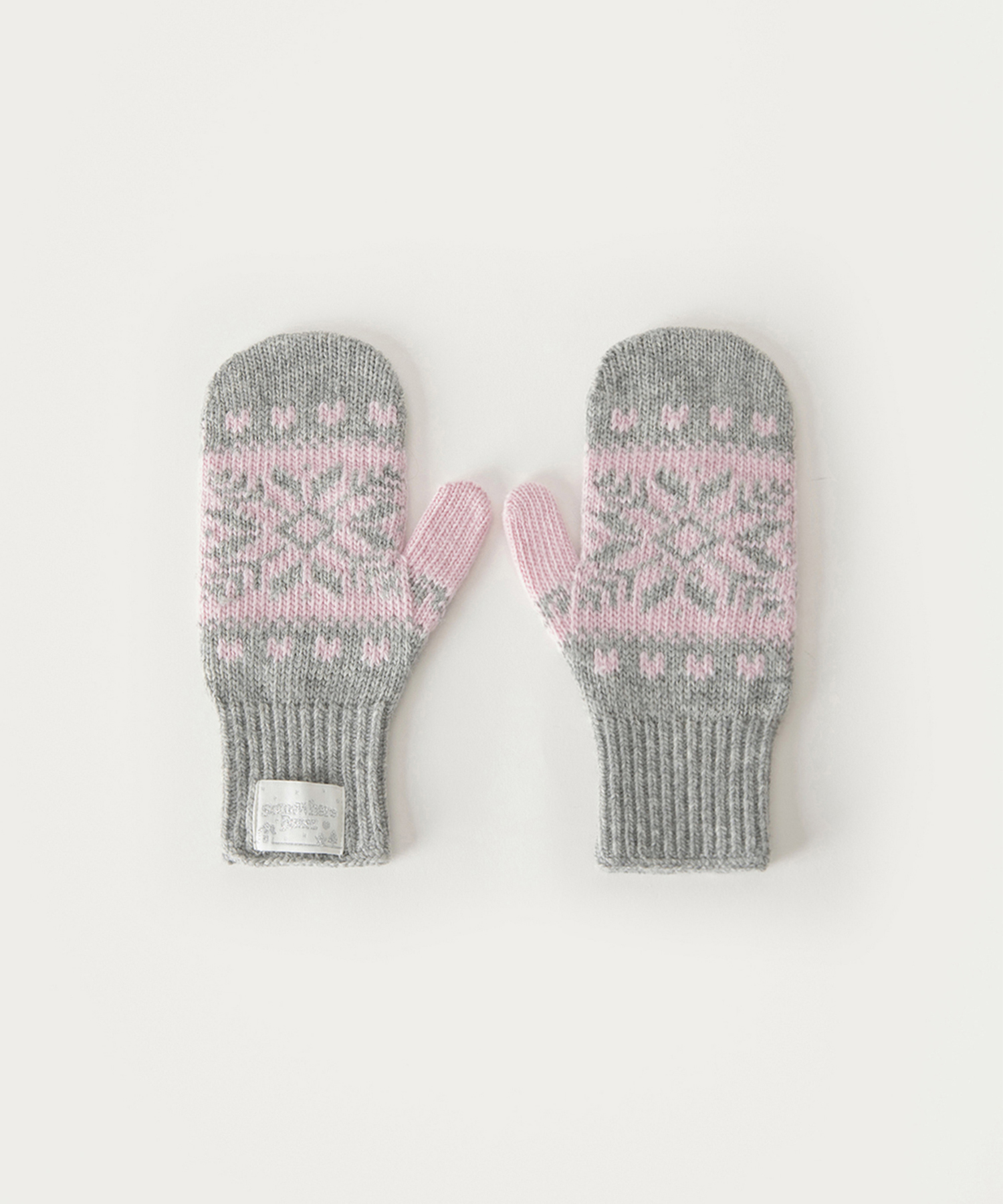 Snow Cashmere Gloves-grey