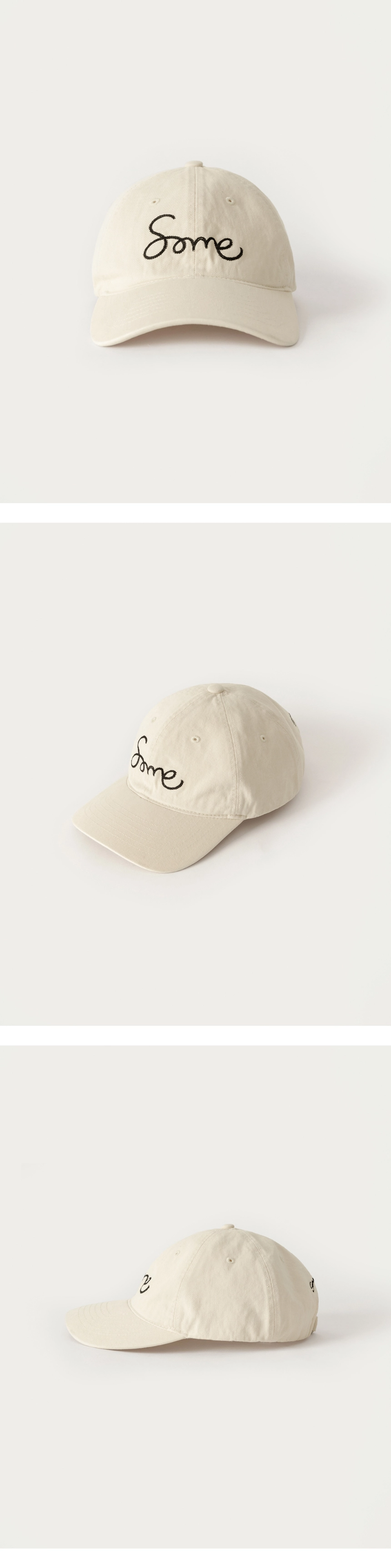 [D]Some Logo Ball Cap - Cream(1).jpg